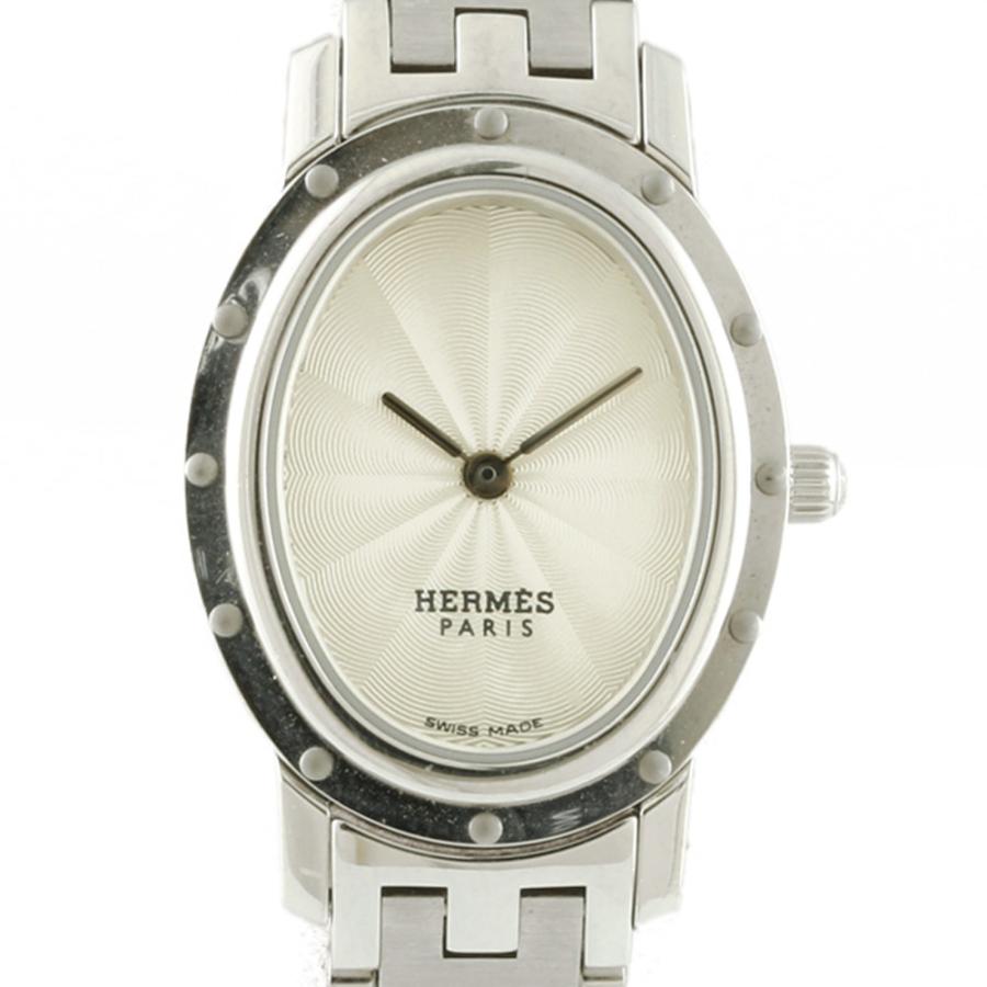 HERMES（エルメス） クリッパーオーバル 腕時計 SS CO1.210 レディース