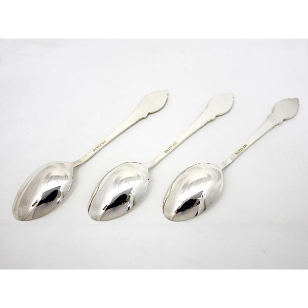 SILVER925 銀製 スプーン 3本セット 梅の花 梅 花 シルバー925 ティー 