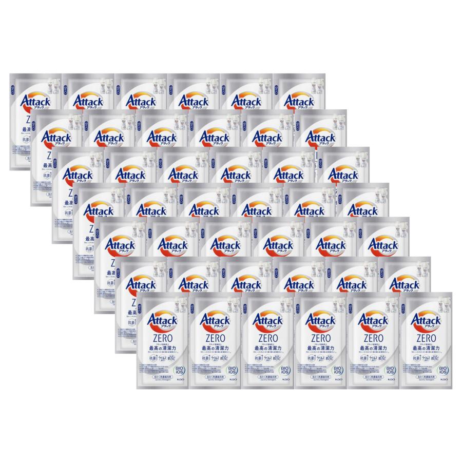 アタック ZERO ワンパック 液体洗剤 10g ×42パック 旅行用 小分け