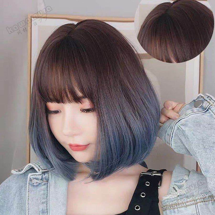 ボブウィッグ小顔自然ボブウィッグフルウィッググラデーションショートツートンカールウイッグミディアムコスプレかつら Cupload Rl Select 通販 Yahoo ショッピング