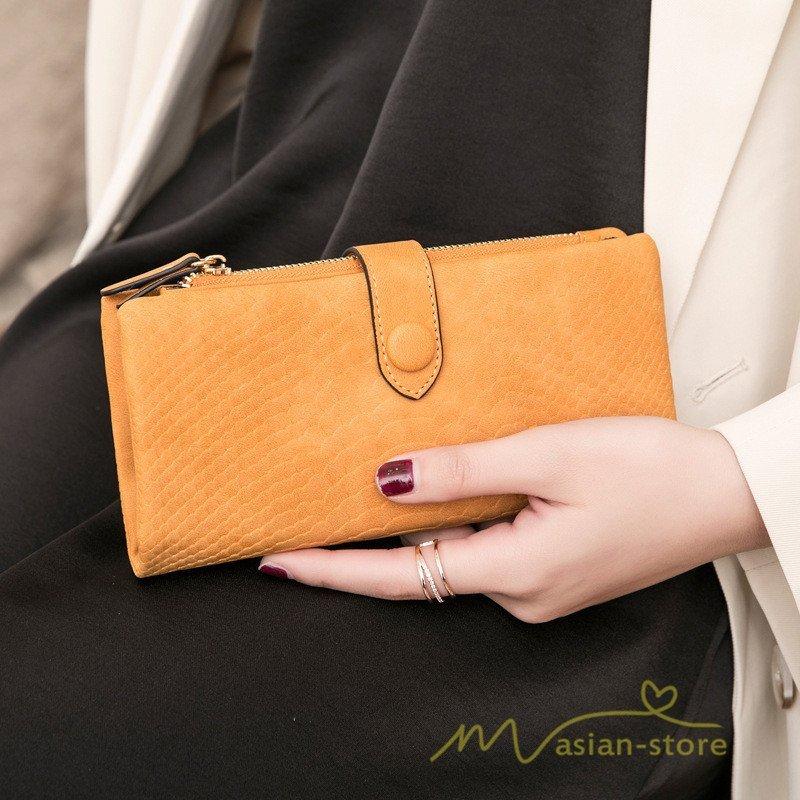 長財布財布レディースロングウォレット使いやすいメンズさいふ大容量ワニ革模様カード収納高級感シンプルおしゃれお洒落プレゼント 長財布