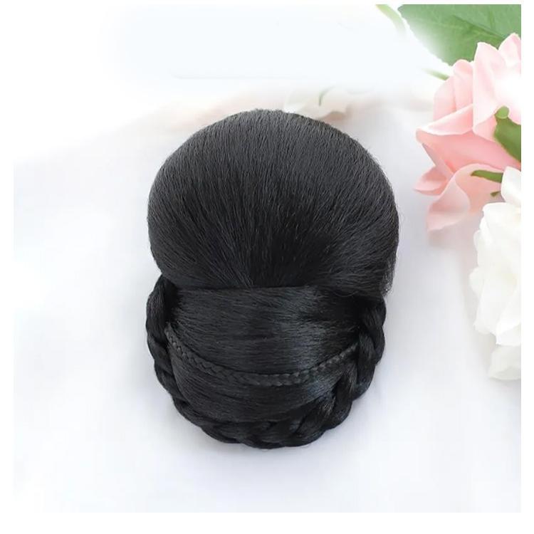 Wigs2you. com] 和風シニヨンドームお団子ウィッグ 耐熱合成ヘアピース