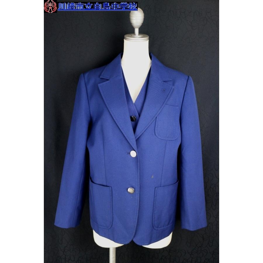 中古 古着 川崎市立白鳥中学校 女子 指定 制服 冬服 165〜170cm : 中古