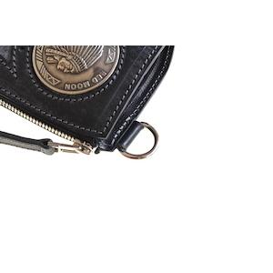 レッドムーン ウォレットREDMOON ハーフウォレット BD-BAREBACK-01A L字ファスナー　51mmコンチョ　ブライドルレザー　財布 | REDMOON | 09