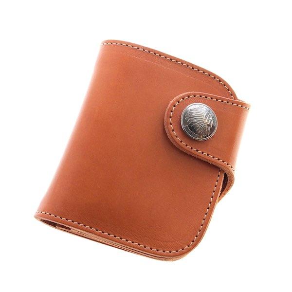 REDMOON 財布「HR-01A-MID」ショートウォレット MIDLINE ドラムレザー | REDMOON
