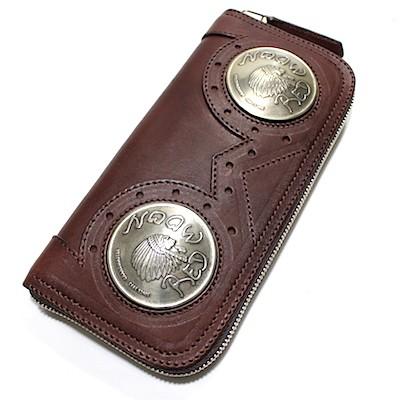 REDMOON レッドムーン ウォレットPAILOT RIVER ロングウォレット