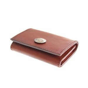 レッドムーン 財布 REDMOON コンパクトウォレット RM-SQ01A  サドルレザー  コンチョ付 | REDMOON | 04