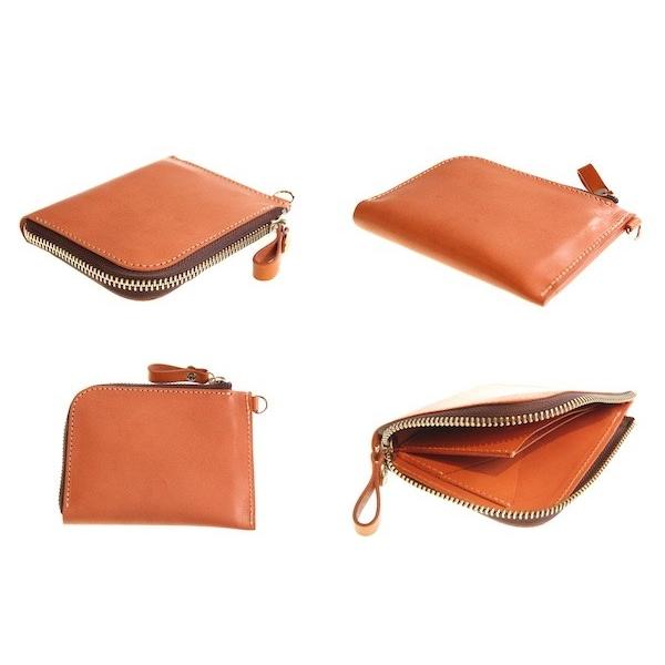 レッドムーン ウォレット REDMOON ショートウォレット SSW-MID MID LINE ドラムレザー L字ファスナー　スリムウォレット【送料無料】 | REDMOON | 06