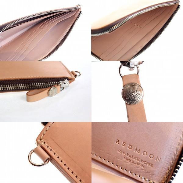 REDMOON レッドムーン ウォレット ラウンドファスナー L字 REDMOON レッドムーン ウォレット ラウンドファスナー L字