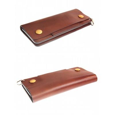 レッドムーン ウォレット REDMOON ロングウォレット TW02-MID MID LINE ドラムレザー | REDMOON | 06