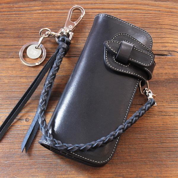 RED MOON レザー 長財布 黒 S-HR02AC-M ホースライディング REDMOON