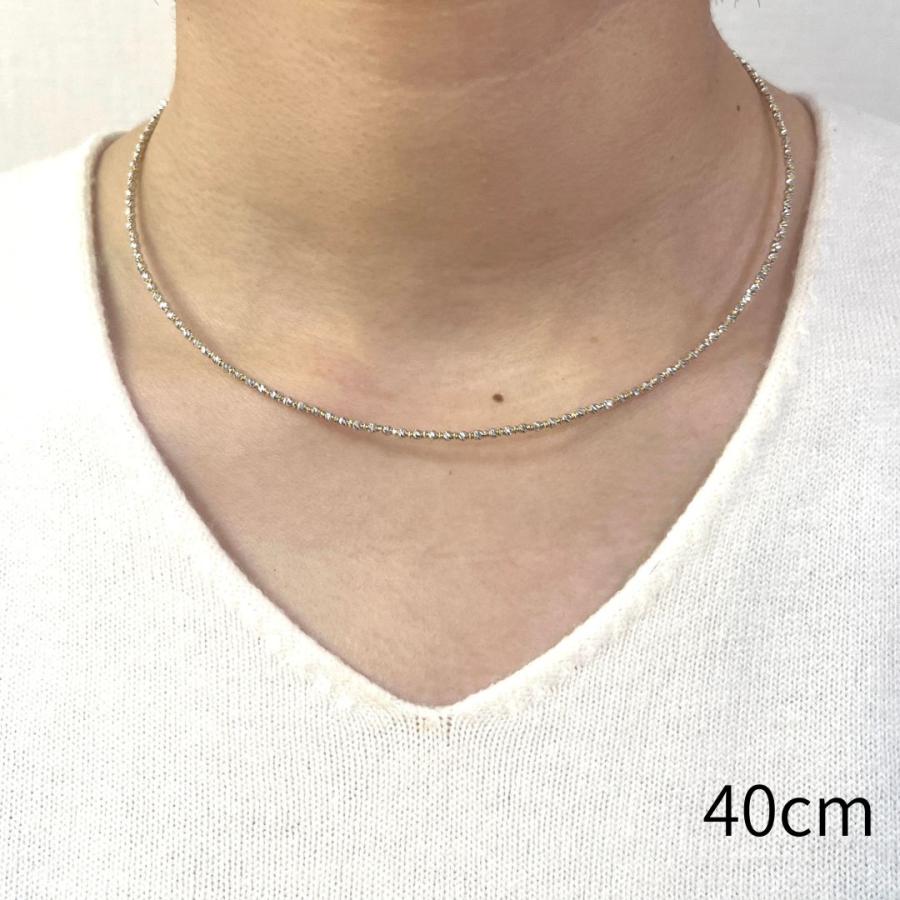 オメガ ネックレス K18 YG WG 幅1.9mm 45cm ミラーカットボール オメガ ネックレス K18 YG WG 幅1.9mm 45cm ミラーカットボール