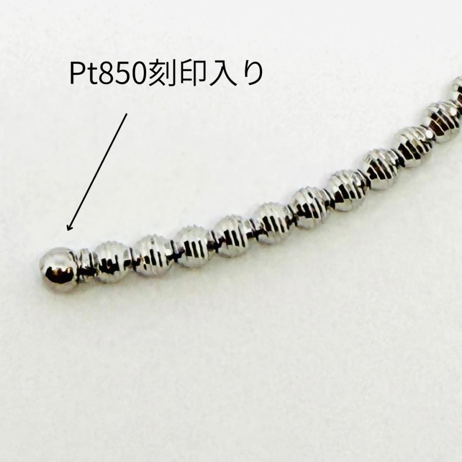 バングル 18金 プラチナ カットボール 幅2mm 16cm K18 YG PG Pt850 ダイヤカット RMジュエリーの画像