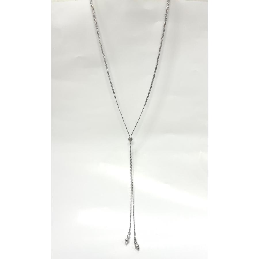 ロング ネックレス Pt850 プラチナ 75cm Yネック 3WAY ミラー