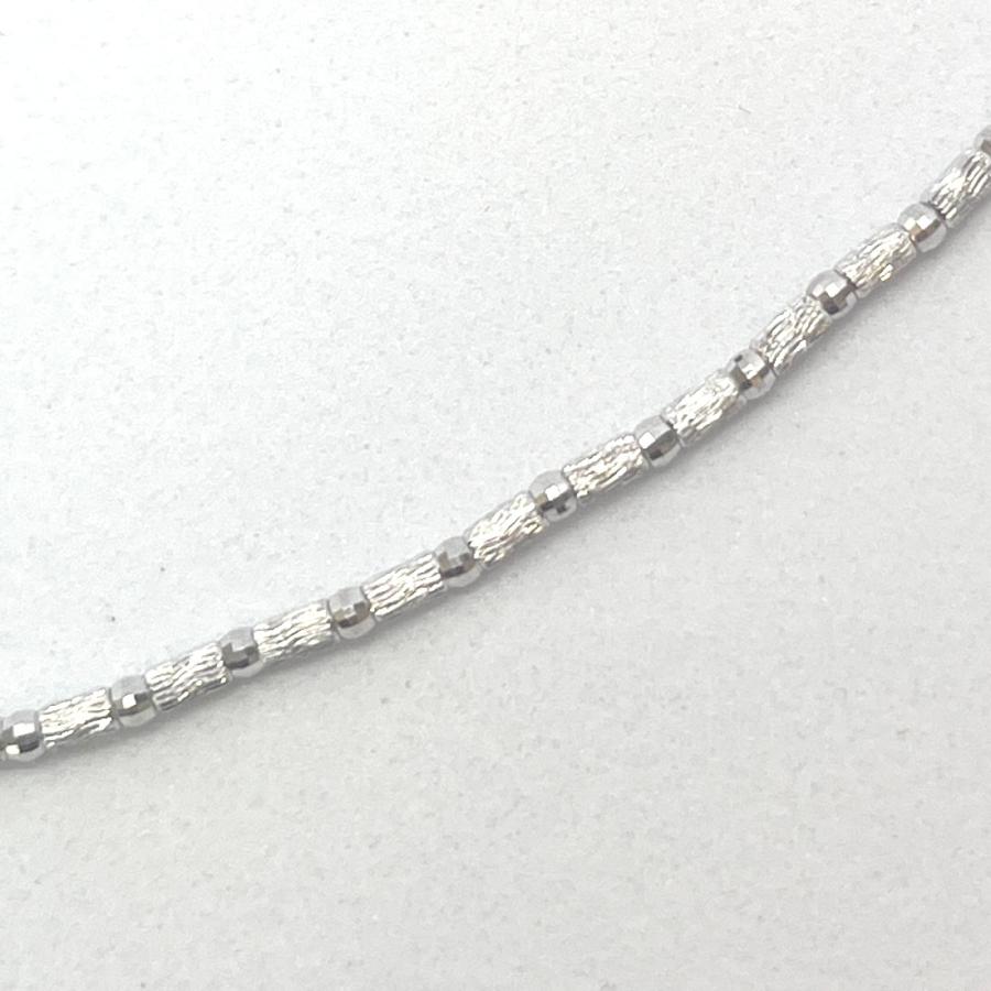 オメガ ネックレス プラチナ 幅1.5mm 45cm Pt850 ミラーカット オメガ ネックレス プラチナ 幅1.5mm 45cm Pt850 ミラーカット