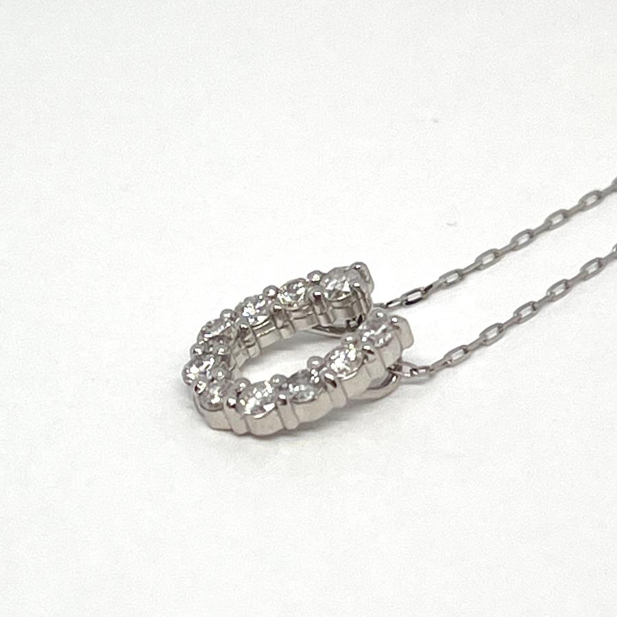 新品 ネックレス プラチナ ダイヤモンド 0.20ct 馬蹄 午年 ホースシュー Pt900 U字 RMジュエリー |  | 05