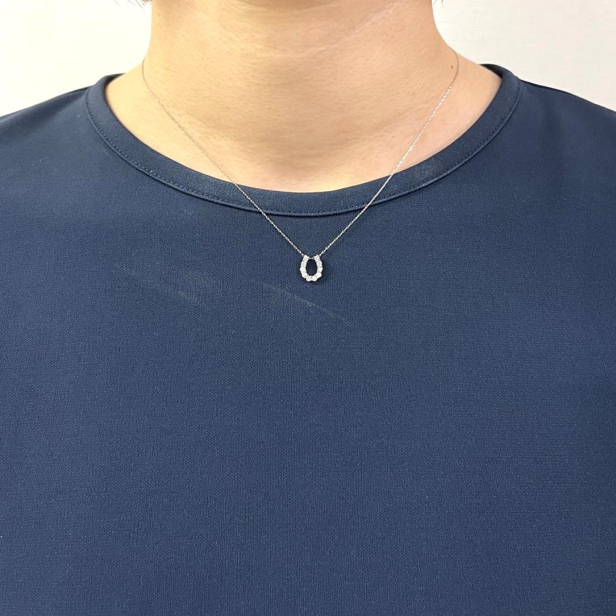 新品 ネックレス プラチナ ダイヤモンド 0.20ct 馬蹄 午年 ホースシュー Pt900 U字 RMジュエリー |  | 08