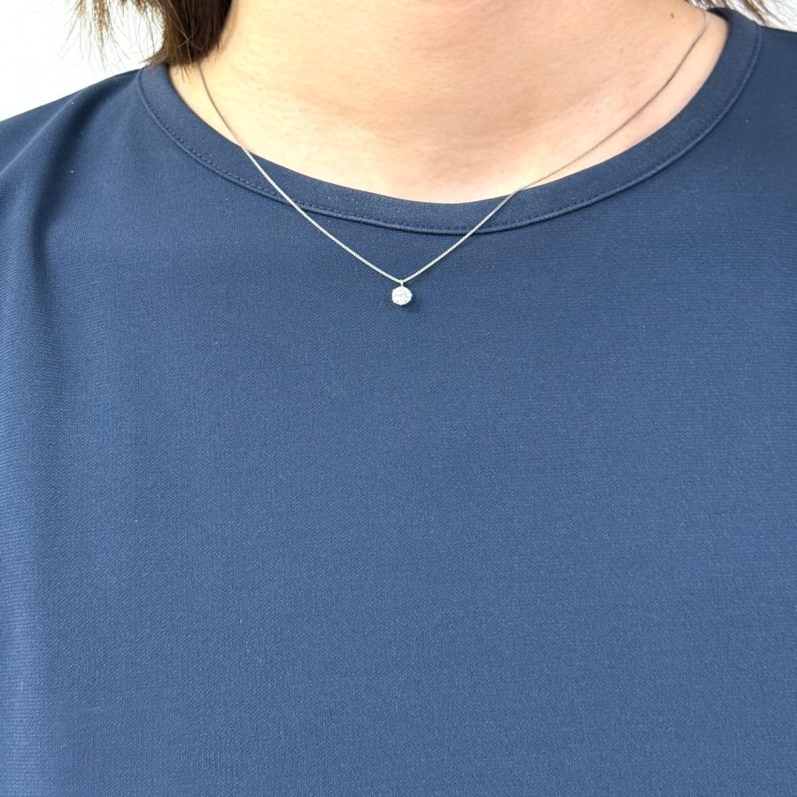 ネックレス プラチナ ダイヤモンド 0.301ct Fカラー SI-2 VERY GOOD 