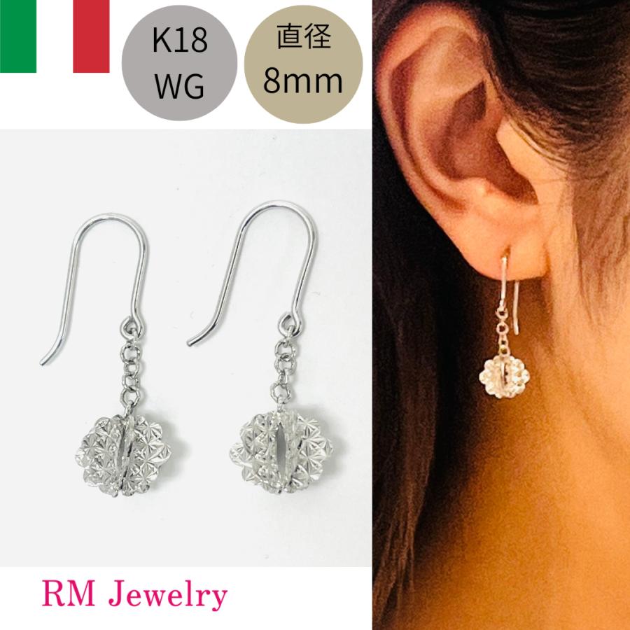 k18 WG ホワイトゴールド ピアス ジェムズ バイ ケー Gems by K K18/WG