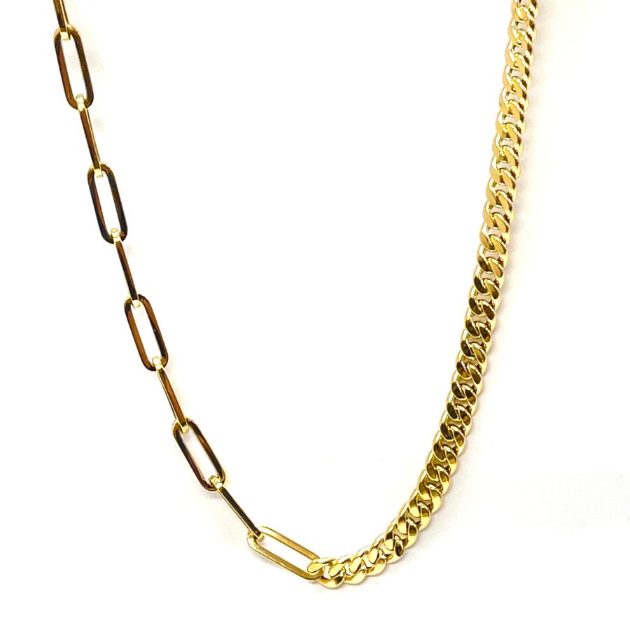 18金 チェーン ネックレス ペーパークリップ 幅5mm 喜平 幅6mm 18金 チェーン ネックレス ペーパークリップ 幅5mm 喜平 幅6mm