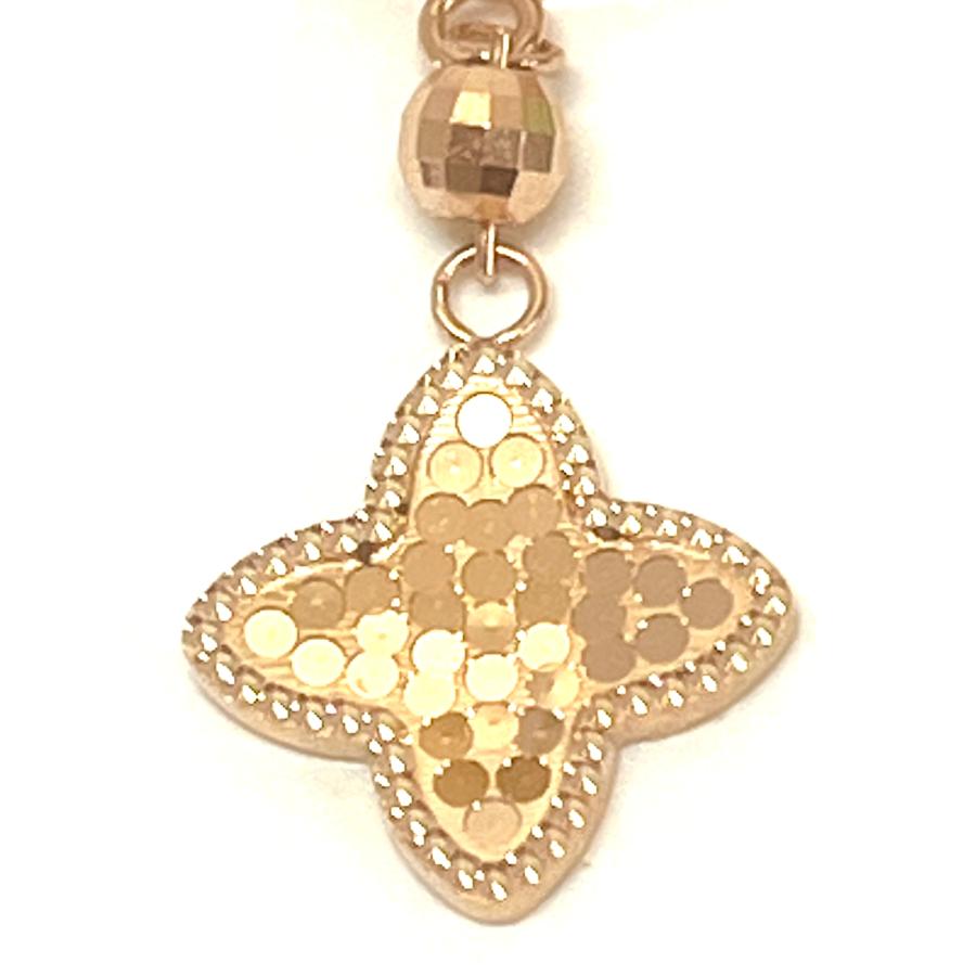 【値下げ】18金レディースピアスクローバー セール❣️ troisarbres_pi-0039_7