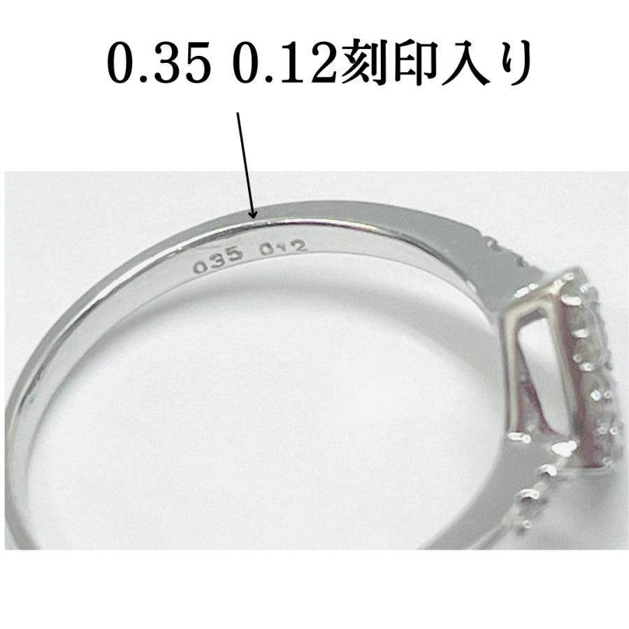 リング ルビー ダイヤモンド 18金 ホワイトゴールド ひし形 K18 WG
