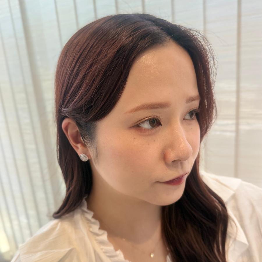 ピアス 18金 ホワイトゴールド ダイヤモンド 0.80ct 2WAY スタッド K18 WG レディース RMジュエリーの画像