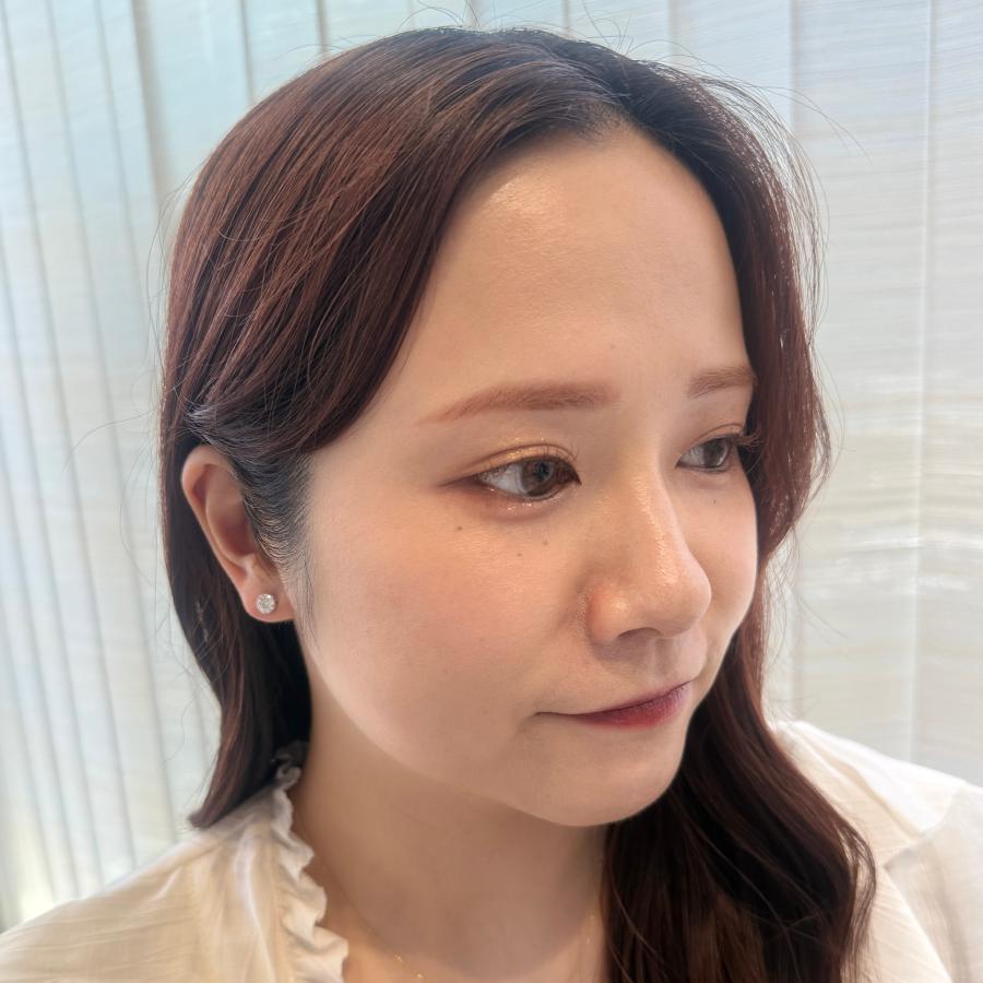 ピアス 18金 ホワイトゴールド ダイヤモンド 0.80ct 2WAY スタッド K18 WG レディース RMジュエリーの画像