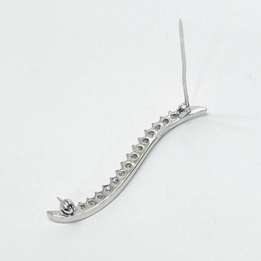 プラチナ ダイヤモンド 0.70ct ブローチ Pt900 レディース RMジュエリーの画像