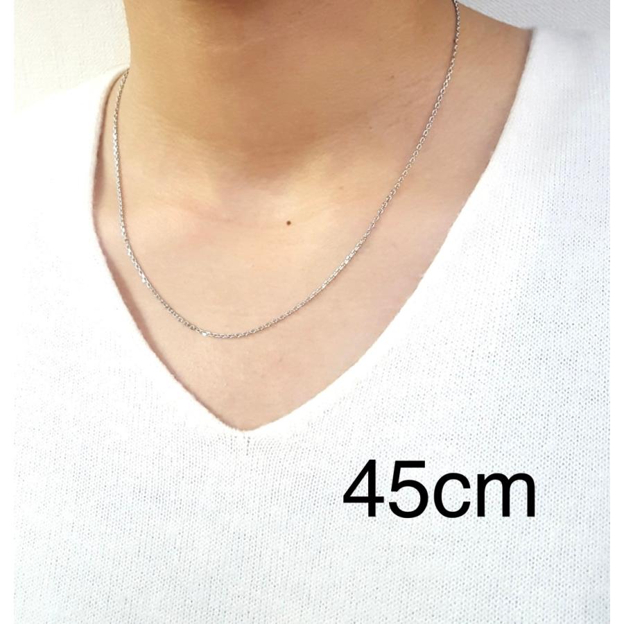 プラチナ アズキ チェーン ネックレス 45cm 幅1.0mm Pt850 プラチナ アズキ チェーン ネックレス 45cm 幅1.0mm Pt850