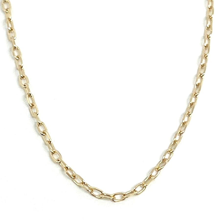 18金 アズキ チェーン ネックレス 60cm 幅1.4mm K18 YG スライド式 RMジュエリー |  | 03