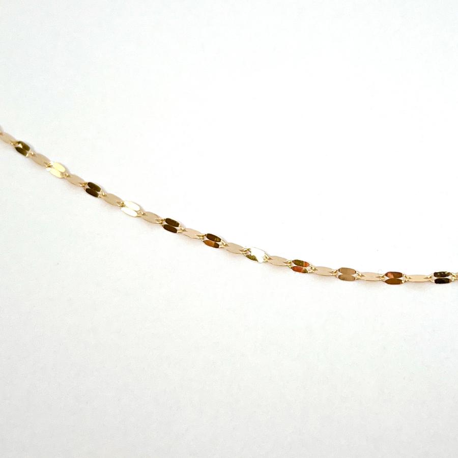 18金 ペタル ネックレス チェーン 幅1.6mm 42cm 45cm 60cm 70cm 18金 ペタル ネックレス チェーン 幅1.6mm 42cm 45cm 60cm 70cm