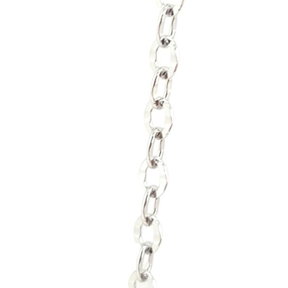 専用JZ19★pt850 長42cm 幅2.5mm ロールチェーン プラチナ チェーン ネックレス pt850 トリプルスパイク 幅 0.7mm