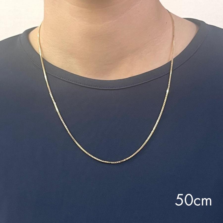 18金 ベネチアン チェーン ネックレス 60cm 幅1.6mm スライド式 18金 ベネチアン チェーン ネックレス 60cm 幅1.6mm スライド式