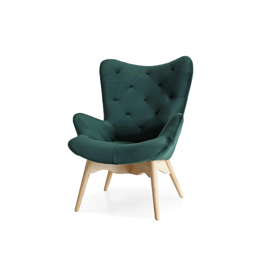 ★美品 コンターチェア ハイバックチェア ブラック ファブリック SALE!! Contour Chair コンターチェア ベルベット調 全2色 ラウンジ