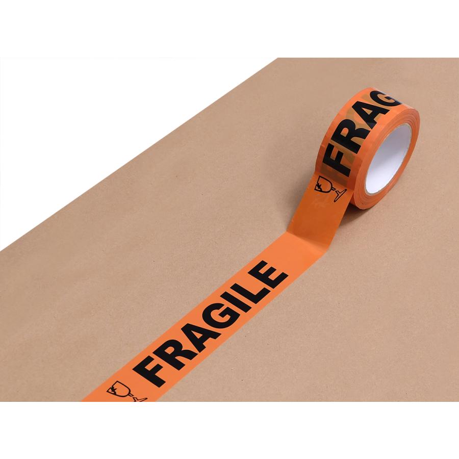 お得な12巻セット】梱包用OPPテープ 48mm×100m巻 全3種 FRAGILE
