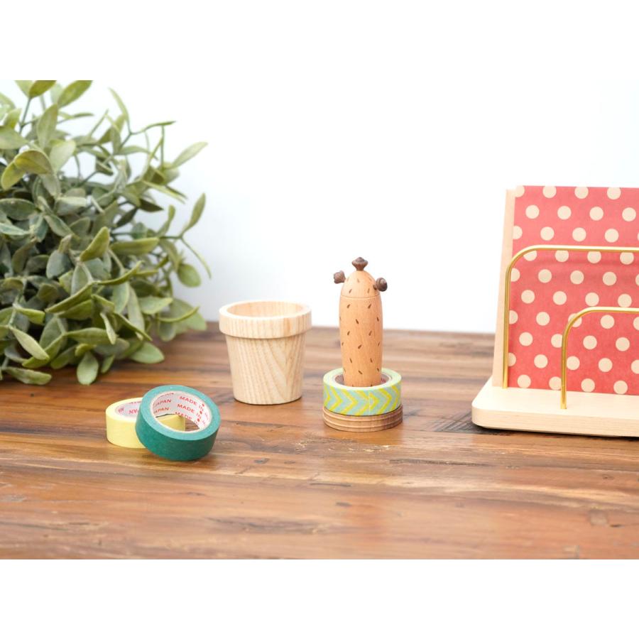 Wooderful life】Cactus Tape Holder（カクタステープホルダー