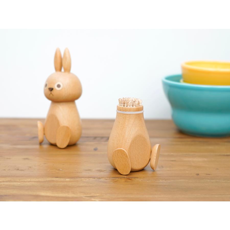 Rabbit Toothpick Box / 爪楊枝入れ 全2色 卓上 収納 キッチン雑貨
