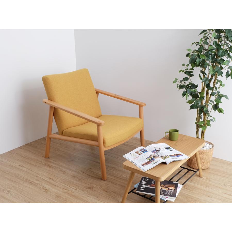 Walter（ウォルター） イージーチェア / 1Pソファ イエロー 北欧