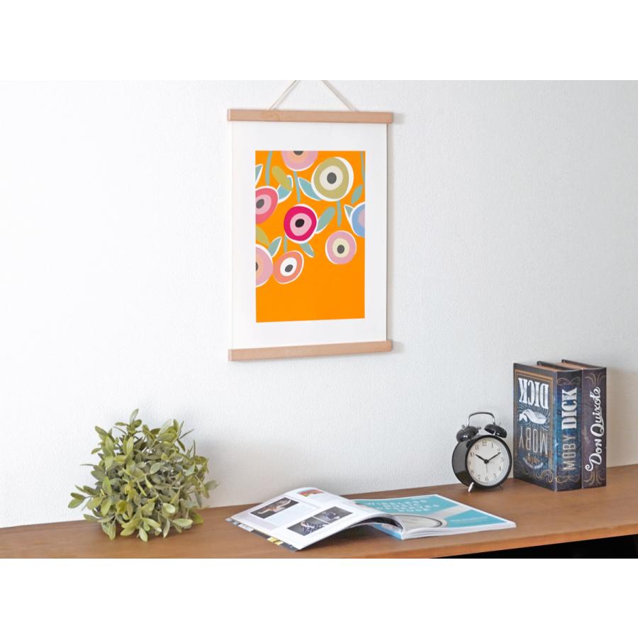 ポスターハンガー 30cm幅 / A3サイズ 全2種 木製 ポスターフレーム