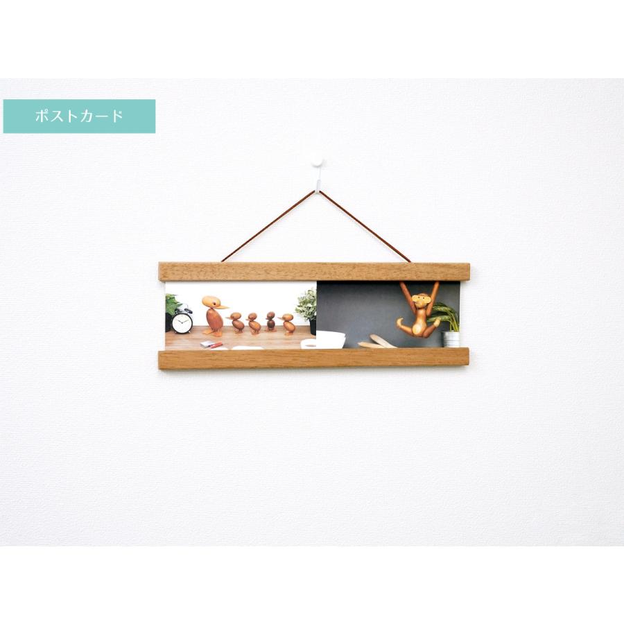 ポスターハンガー 30cm幅 / A3サイズ 全2種 木製 ポスターフレーム