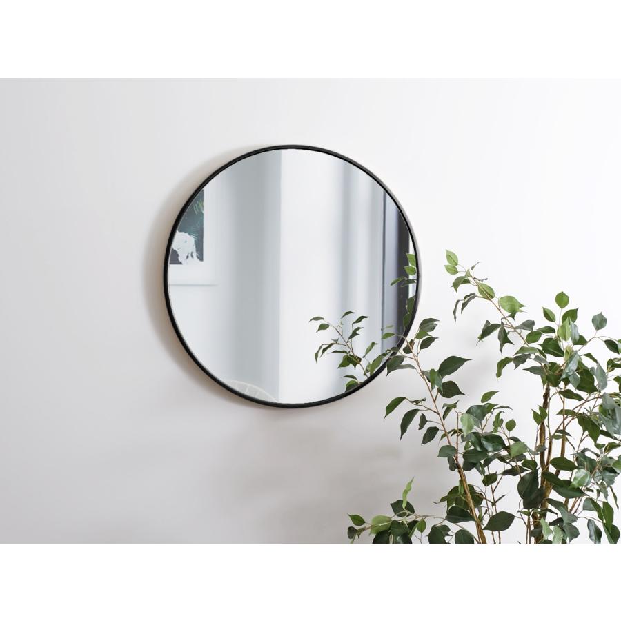 Lon ウォールミラー 60cm 全3色 アルミ製 北欧 シンプル お洒落 円形