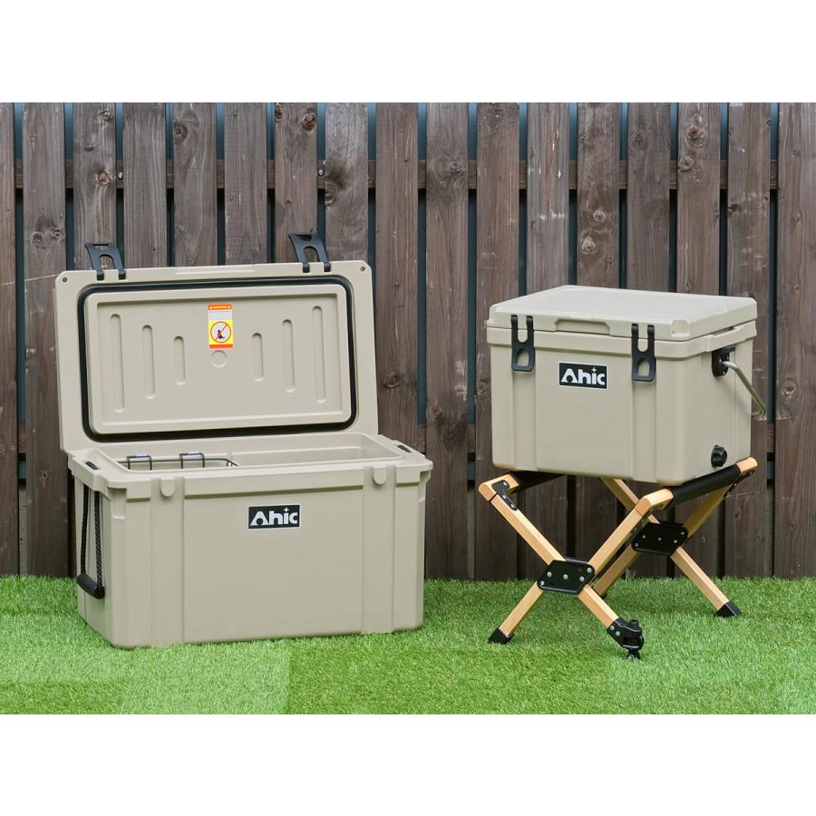 ウッド クーラースタンド 折り畳み 木製 クーラーBOX アウトドア 