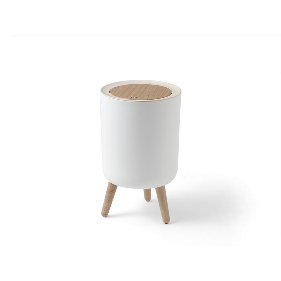 脚付き ダストボックス 7L 蓋付き ゴミ箱 北欧 おしゃれ ごみ箱 : R&M