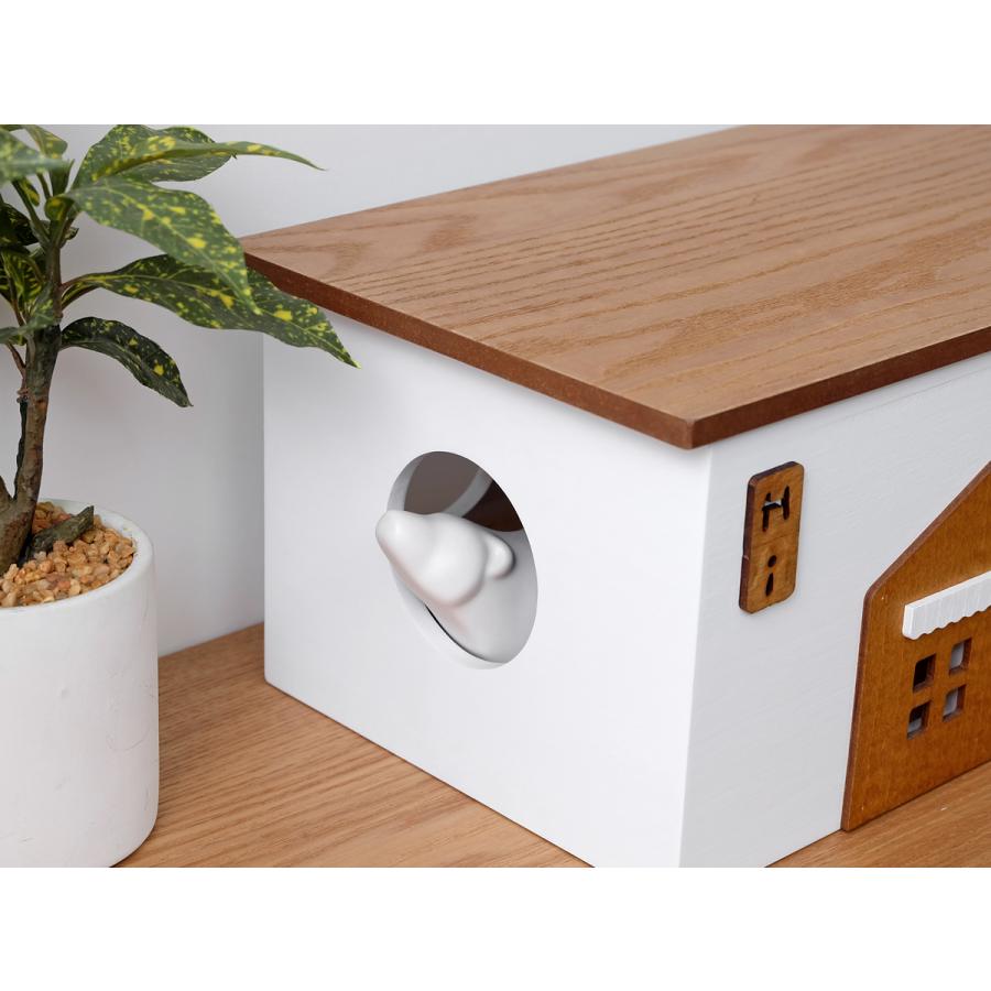 おうち型ケーブルボックス Casa カーサ ワイドタイプ コード収納 収納