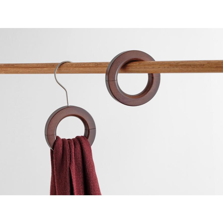 ウッドリング カーテンホルダー 全2色 2WAY カーテンタッセル マルチ