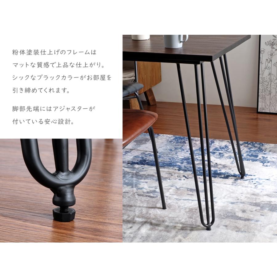 Anvy ダイニングテーブル　120cm Anvy ダイニングテーブル 120cm幅 全2色 インダストリアル ワーク