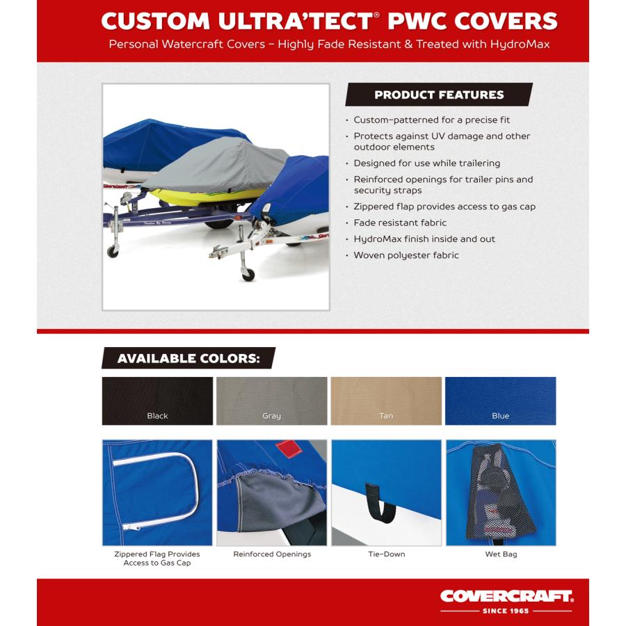 【CoverCraft 正規品】 専用設計 Ultra'tect 水上バイクカバー / 2009-2021年 KAWASAKI ULTRA 310 LX 船体カバー ボート用品の画像