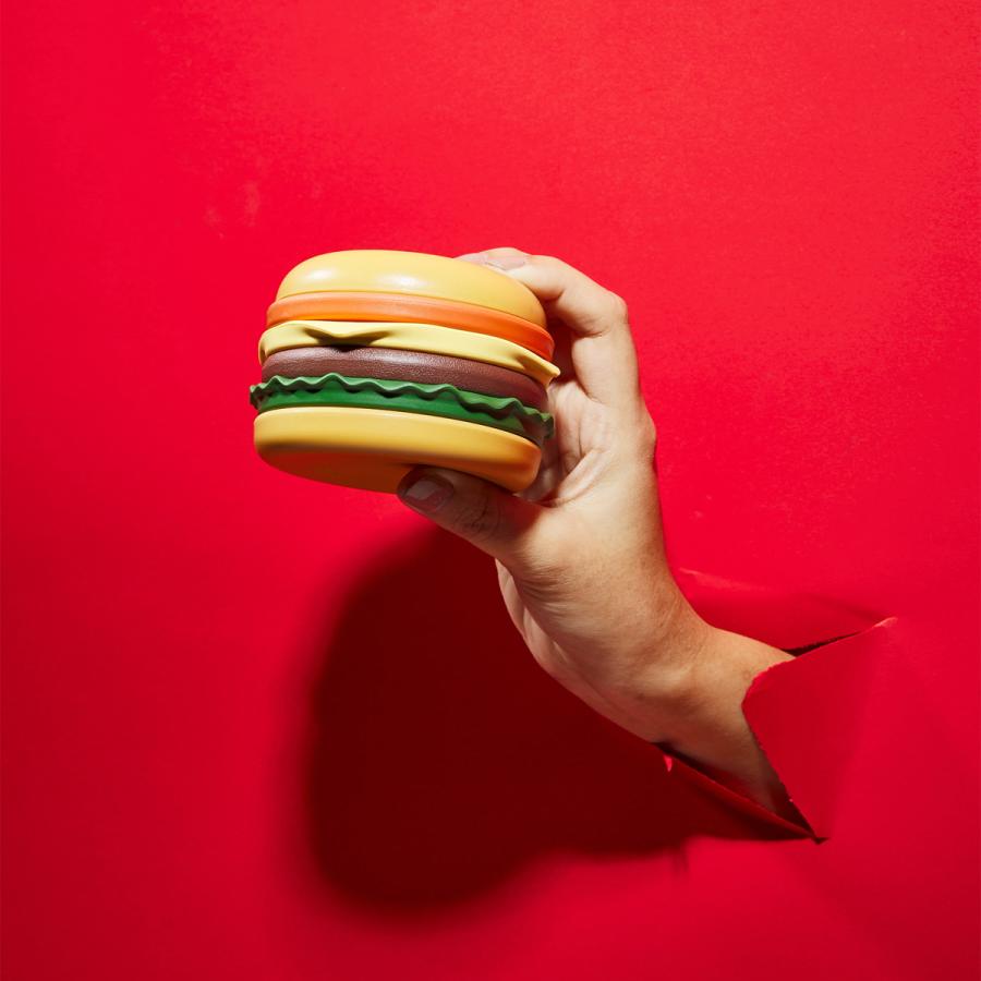 Niknax】The Burger Coaster / コースター ハンバーガー型 Niknax】The Burger Coaster / コースター ハンバーガー型