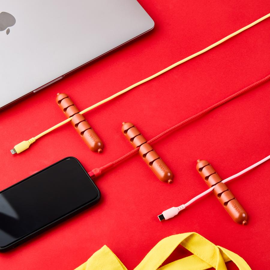 Niknax】Hotdog Cable Organizer / ケーブルオーガナイザー ケーブル